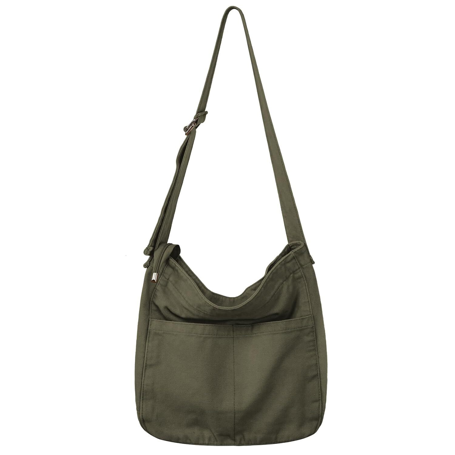Canvas Tote Bag For Women, Large Crossbody Hobo Bag Casual Shoulder